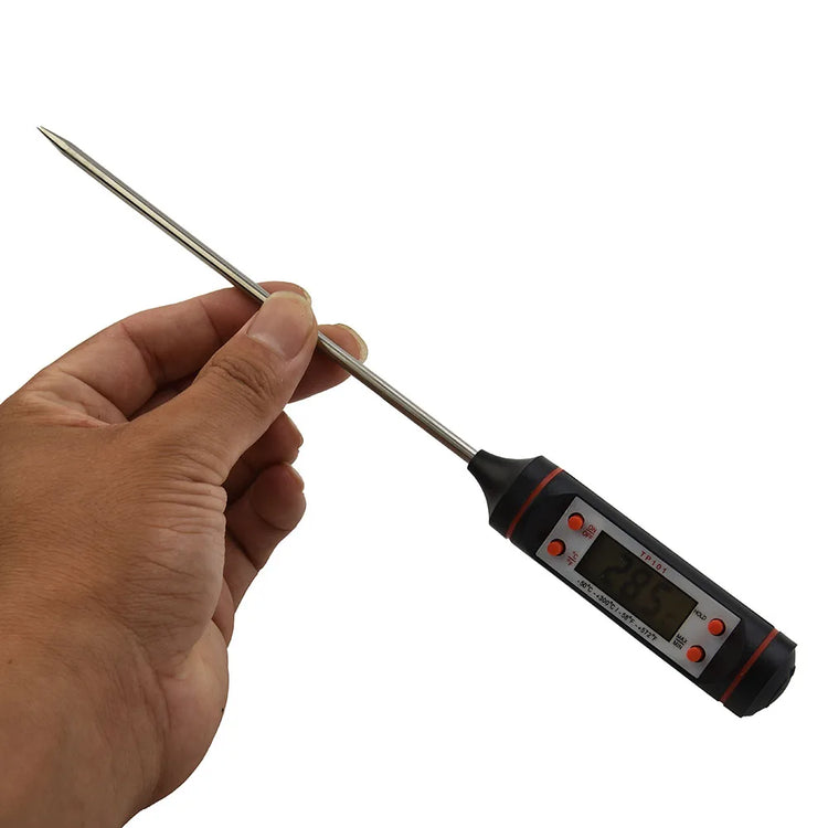 Car Vehicle Air Conditioning Outlet LCD Digital Thermometer Gauge Tool Automotive Air Conditioning Pencil Type Thermometer