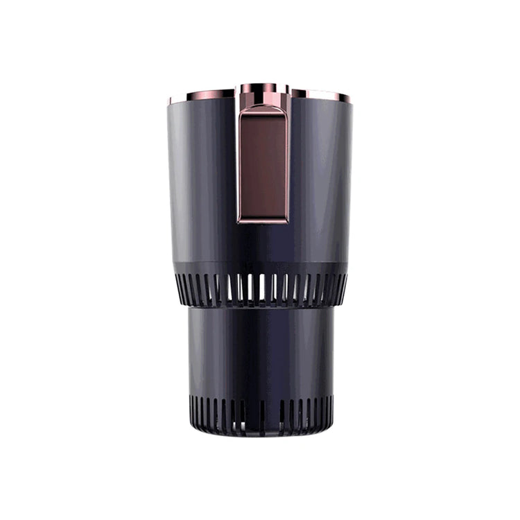 Smart Car 2-In-1 Hot and Cold Cup Drinks Holder Home Fast Refrigeration Cooling/Heating Mini Touch Screen Beverage Mug Drink Can.