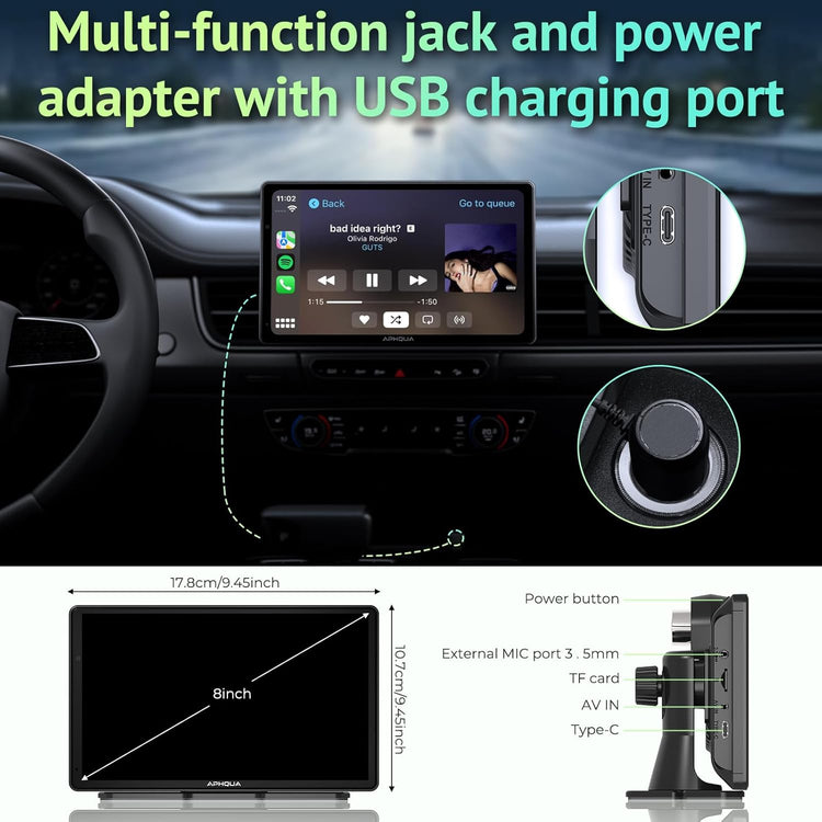 Carplay Screen for Car, 7&