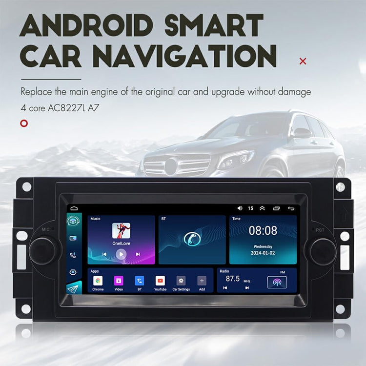 ABS Android 13 232G Car Play Car-Play Multimedia Navigation Android Bluetooth Backup Camera Easy Installation Accurate.