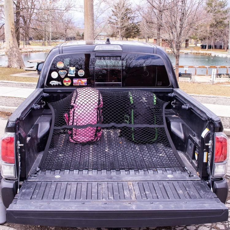 Highly Elastic Cargo Net, Simple Truck Bed Cargo Mesh Organizer, Suitable for Daily Light Loads of Trucks, 4&