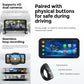 6.25" 1560*720 Motorcycle GPS Navigation IP67 Waterproof Display Wireless Car Play Android Auto Moto TPMS Dual 1080P Recording.