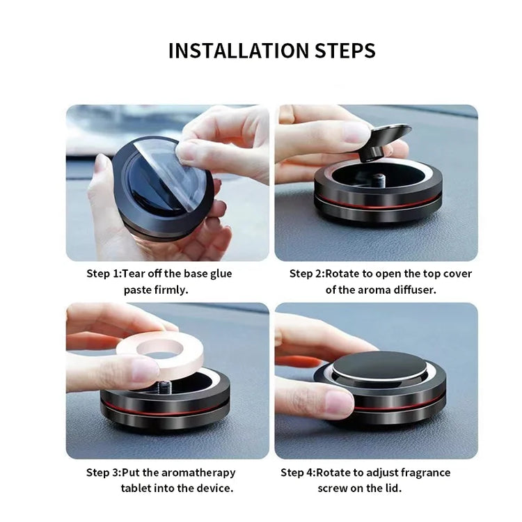 Car Air Freshener Solid Perfume Fragrance Lasting Diffuser Decoration Suitable for Citroen C4.