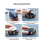 Car Air Freshener Solid Perfume Fragrance Lasting Diffuser Decoration Suitable for Citroen C4.