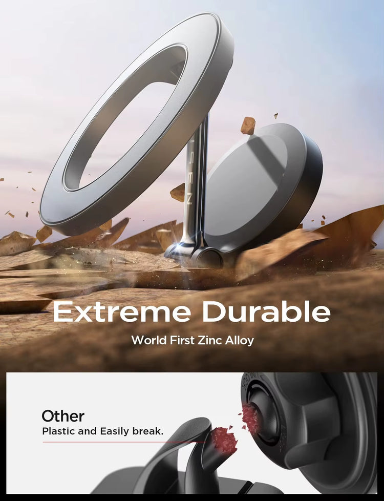 Lisen Car Magnetic Folding Phone Holder Antishake Holder Suction Cup Car Navigation Phone Holder