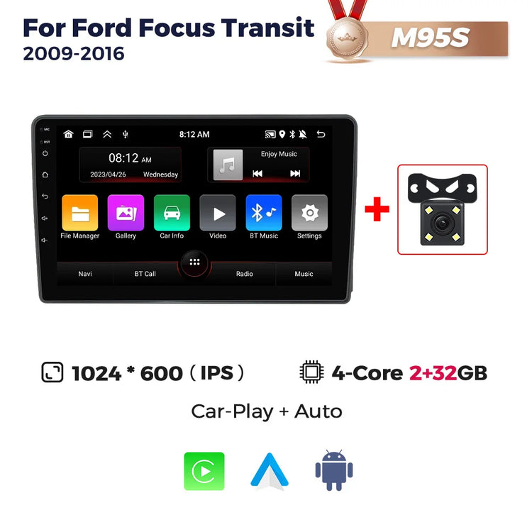 UIS7862S 8-Core Android OS 9" Wireless Car-Play Auto Car Radio Multimedia Video Player for Ford Focus Transit 2009-2016.