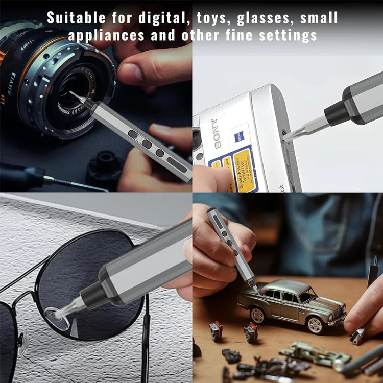 68 in 1 Precision Electric Screwdriver Set Power Tool Kits 5 Torque Magnetic Screw Driver Bits for Eyeglasses Watch Phone Laptop