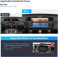 7" Android 14 1 Din Car Stereo 4+64GB for Fiat 500(2007-2015) Black, Octa-Core Radio Player, Built-In 4G ASM DSP 2K Carautoplay Android Auto GPS Navigation Bluetooth 5.0 New UI, Optional DAB+.