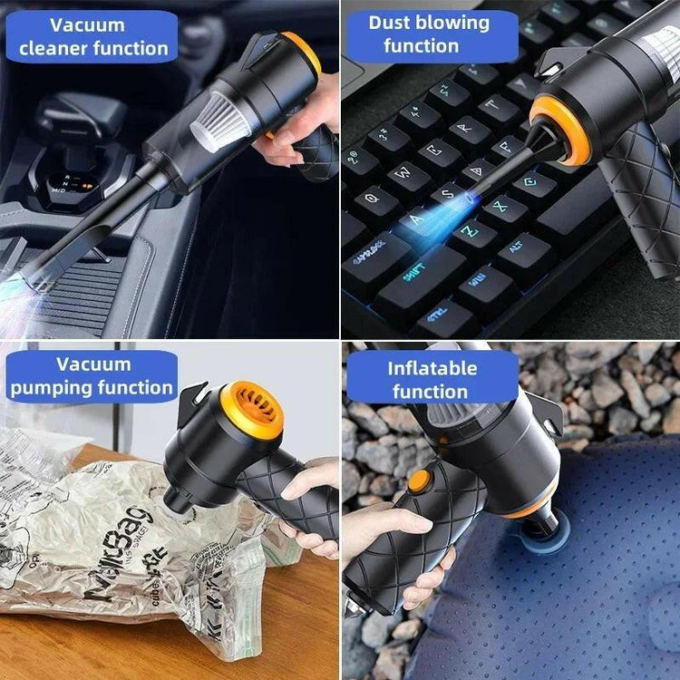 6000Pa Car Vacuum Cleaner, High-Power Mini Charging, Multifunctional Blowing and Suction, Handheld Car Vacuum Cleaner