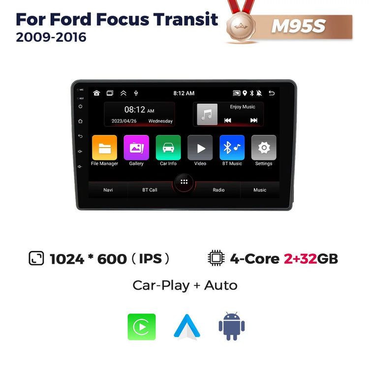 UIS7862S 8-Core Android OS 9" Wireless Car-Play Auto Car Radio Multimedia Video Player for Ford Focus Transit 2009-2016.
