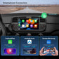 7" Android 14 1 Din Car Stereo 4+64GB for Fiat 500(2007-2015) Black, Octa-Core Radio Player, Built-In 4G ASM DSP 2K Carautoplay Android Auto GPS Navigation Bluetooth 5.0 New UI, Optional DAB+.