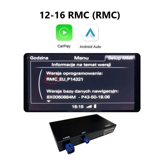 Wireless Carplay Module for Audi A6 A7 2012-2018 Android Auto Interface Bluetooth Audio Rear Camera Car Play.
