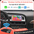 Road Top Wireless Carplay Android Auto for Audi A6 C6 A7 C7 2010-2011 Q7 2010-2015,With Mirror Link Airplay Car Play Functions.