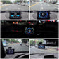 2025 New Car Digital GPS Tachometer, Car HUD Head-Up Display, OBD/GPS Smart Meter, Speed, Engine RPM, Voltage Screen, Fault Detection, Clear Fault Code, Hill Descent Meter, Ambient Lighting Multifunctional for Most Vehicles