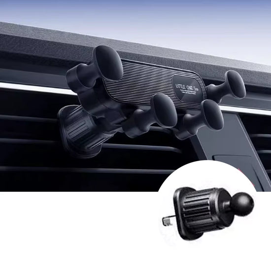 New Universal Mobile Phone Car Holder with Inverted Hook Type Air Outlet Bracket for Automobiles Gravity Navigation Support Bra