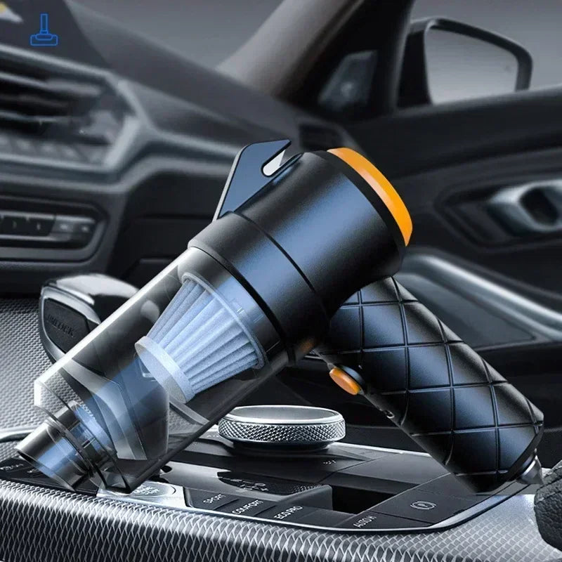6000Pa Car Vacuum Cleaner, High-Power Mini Charging, Multifunctional Blowing and Suction, Handheld Car Vacuum Cleaner