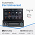 ZD1 7“ 1 Din Carplay Car Radio Android Auto Multimedia Retractable HD Touch Screen FM AUX BT USB Mirrorlink Universal Autoradio.