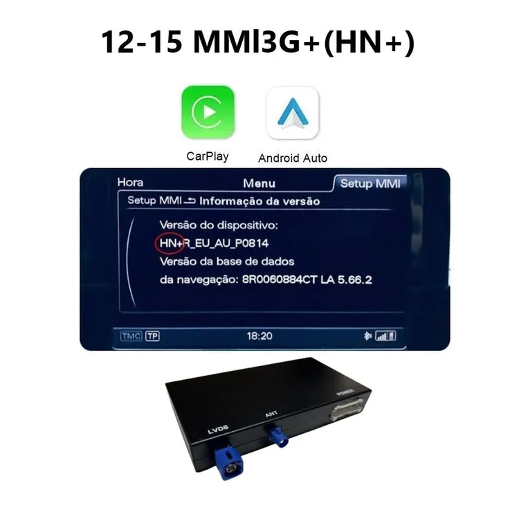 Wireless Carplay Module for Audi A6 A7 2012-2018 Android Auto Interface Bluetooth Audio Rear Camera Car Play.