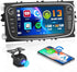 for Ford Focus S-Max Mondeo 9 Galaxy II C-Max Kuga Android Car Stereo Radio Carplay Android Auto 7 Inch Touchscreen Car Radio GPS Navi Wifi Backup Camera Hifi FM RDS SWC.
