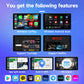 128G  Ai Box Android 13 Wireless Carplay HDMI Output Wireless Adapter Android Auto Car Play Qualcomm 6225 Fota Upgrade.