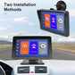Portable Car Radio Wireless Carplay Screen Android Auto Screen,  7 Inch Touchscreen Bluetooth Portable Car Radio with FM Transmitter Voice Control.
