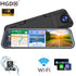 T122 10" 4K Mirror Dash Cam with Car Stereo Carplay 1080P Backup Camera Car Audio Receivers with Bluetooth Android Auto AUX.