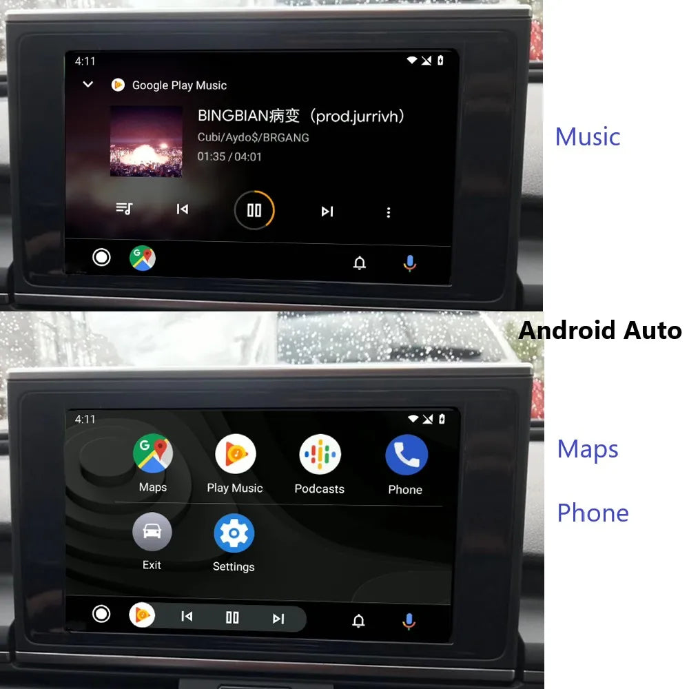 Wireless Carplay Module for Audi A6 A7 2012-2018 Android Auto Interface Bluetooth Audio Rear Camera Car Play.