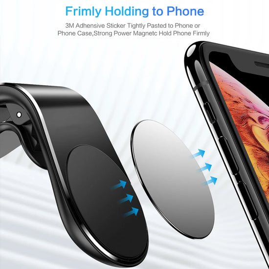 New Car Phone Holder Magnetic Gps Auto Universal Clip-On Air Vent Car Phone Holder Bracket for Car Accessorie Phone Holder Tools