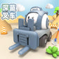 Childrens Cartoon Toy Car Face Changing Whistle Inertia Back Pull Engineering Car Beach Home Fun Car Play Toy for Kids Gifts.