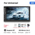 2Din Auto Radio Car Universal Multimedia DVD Player MP5 Wired Carplay Android Auto Mirror Link BT Support Rear View Camera SWC.