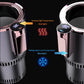 Smart Car 2-In-1 Hot and Cold Cup Drinks Holder Home Fast Refrigeration Cooling/Heating Mini Touch Screen Beverage Mug Drink Can.