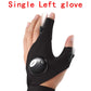 Motorcycle Cycling Gloves Fishing Gloves with LED Flashlight Night Light Waterproof Outdoor Repairing Glove Moto Accessories