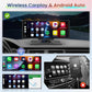 10.26 Inch Wireless Carplay Radio for Car,  Wireless Android Auto Car Display Screen with Dual Bluetooth GPS AUX Hand Free Mirror Link FM Transmitter Sat Nav.