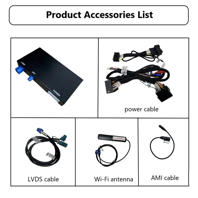 Wireless Carplay Module for Audi A6 A7 2012-2018 Android Auto Interface Bluetooth Audio Rear Camera Car Play.