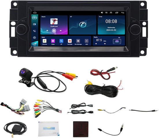 ABS Android 13 232G Car Play Car-Play Multimedia Navigation Android Bluetooth Backup Camera Easy Installation Accurate.