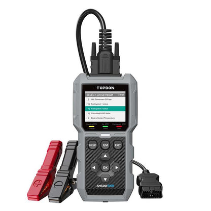 TOPDON Artilink500B 2-In-1 OBDII Scanner and Battery Tester