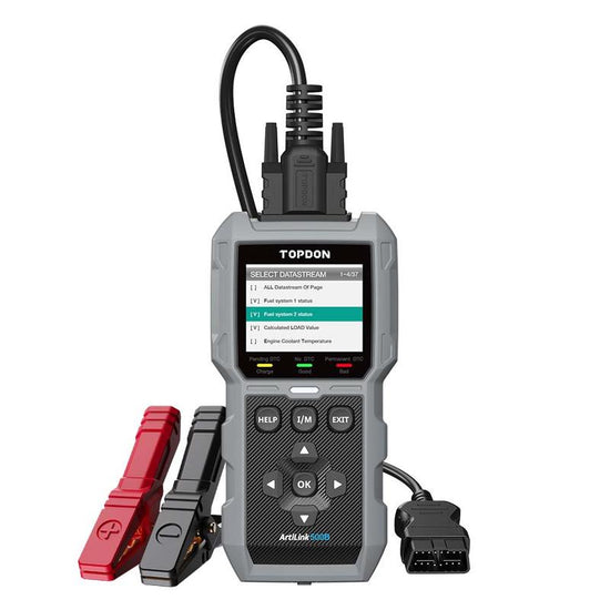 TOPDON Artilink500B 2-In-1 OBDII Scanner and Battery Tester