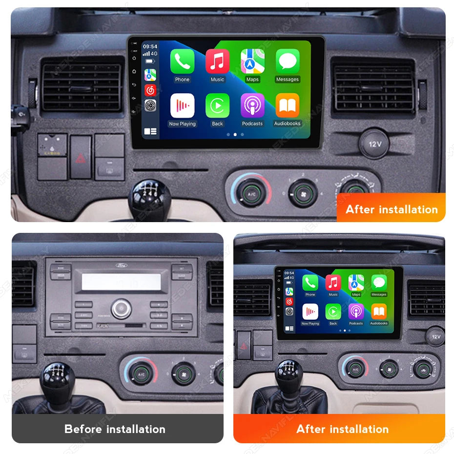 UIS7862S 8-Core Android OS 9" Wireless Car-Play Auto Car Radio Multimedia Video Player for Ford Focus Transit 2009-2016.