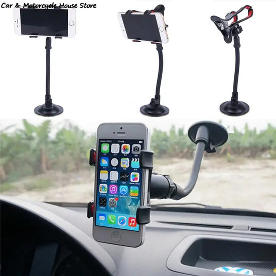 1PC Car Phone Holder Windshield Holder for Phone in Car Support Mobile Phone GPS Mount Desk Table Cell Mobile Phone Holder Stand.