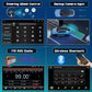 for Ford Focus S-Max Mondeo 9 Galaxy II C-Max Kuga Android Car Stereo Radio Carplay Android Auto 7 Inch Touchscreen Car Radio GPS Navi Wifi Backup Camera Hifi FM RDS SWC.