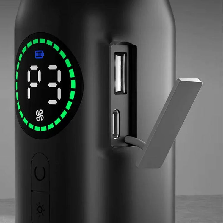 7500Mah Wireless Portable Air Duster Dust Blowing Inflatable 2 in 1 Vehicle Mounted Duster Blowers for Keyboard Computer Cleani