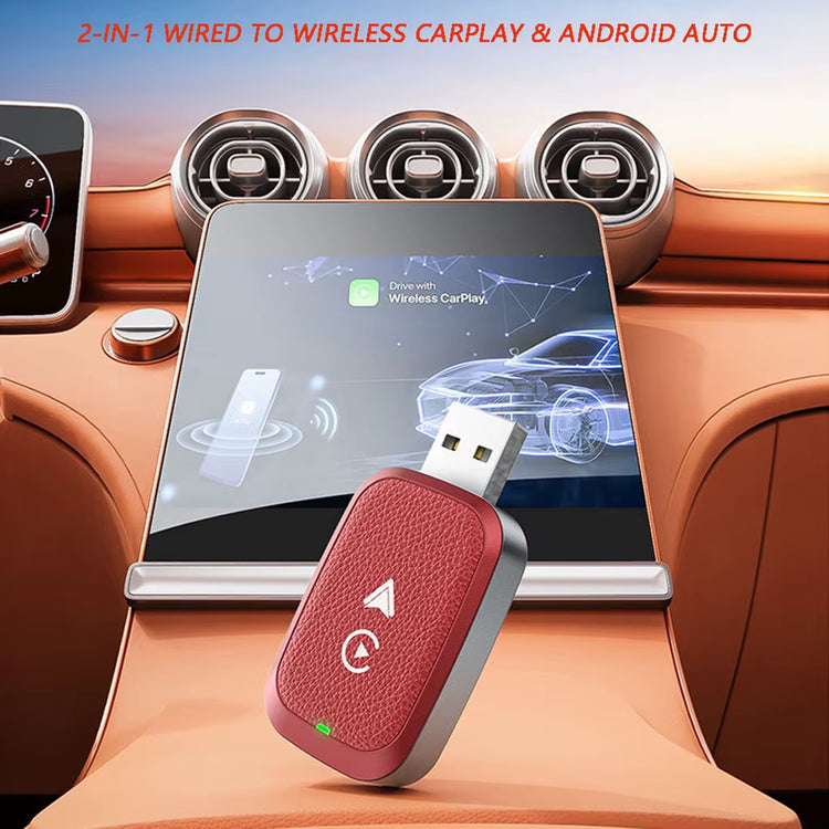 Android 14 Auto Carplay Smart Ai Tv Box Wireless Carplay Adapter for Car Radio with Wired Carplay Car Intelligent Systems