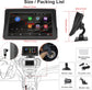 Portable Car Radio Wireless Carplay Screen Android Auto Screen,  7 Inch Touchscreen Bluetooth Portable Car Radio with FM Transmitter Voice Control.