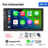 2Din Auto Radio Car Universal Multimedia DVD Player MP5 Wired Carplay Android Auto Mirror Link BT Support Rear View Camera SWC.