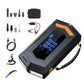 【6-IN-1】 Portable Car Jump Starter with 150PSI Vacuum Extraction Air Compressor, 12V 12000Mah 6000A Car Battery Jump Starter Battery Pack (8L Gas/8L Diesel), Large LCD Display, Father&