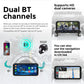 6.25" 1560*720 Motorcycle GPS Navigation IP67 Waterproof Display Wireless Car Play Android Auto Moto TPMS Dual 1080P Recording.