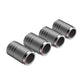 4Pcs Car Tire Valve Stems Cap Knurling Style Tire Valve Cap Aluminum Tire Wheel Stem Air Valve Cap Car Universal Accessories