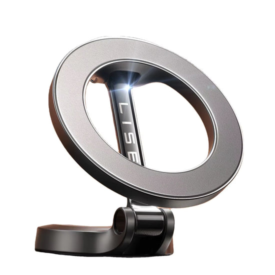 Lisen Car Magnetic Folding Phone Holder Antishake Holder Suction Cup Car Navigation Phone Holder