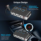 Cigarette Lighter Adapter 140W Cigarette Lighter USB Charger with 12V USB Socket Dual Plug/Port & Extension Lead Fast Charge for All Car Devices