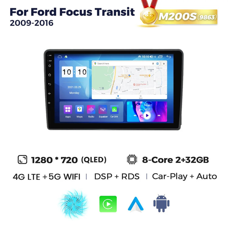 UIS7862S 8-Core Android OS 9" Wireless Car-Play Auto Car Radio Multimedia Video Player for Ford Focus Transit 2009-2016.